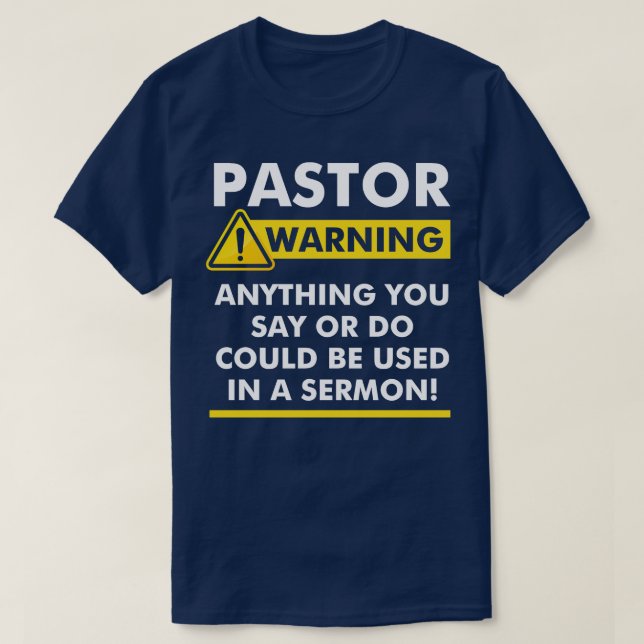 Camiseta Pastor Gracioso Ropa Bíblica Para Predicador Adult (Diseño del anverso)