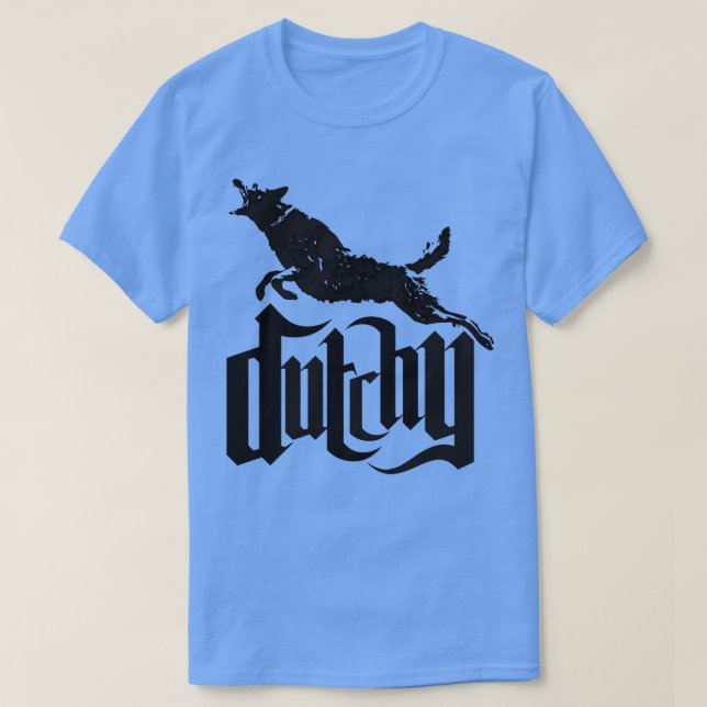 Camiseta Pastor holandés Dutchie (18) (Diseño del anverso)