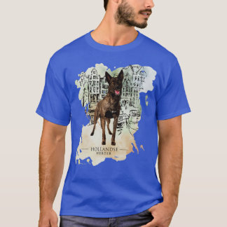 Camiseta Pastor holandés Dutchie (5)