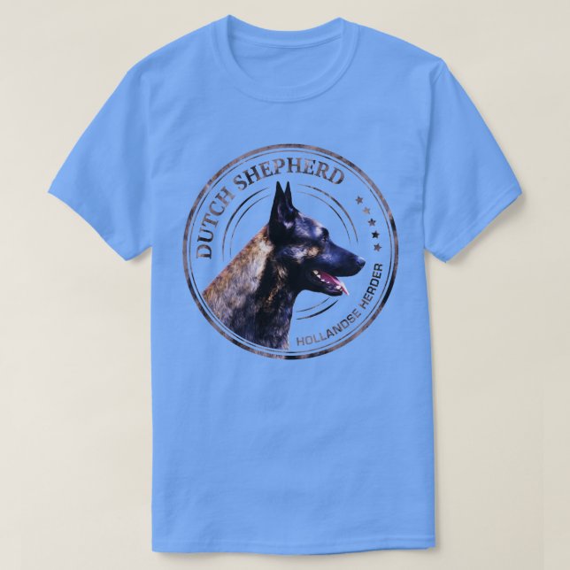 Camiseta Pastor holandés Perro 2 (Diseño del anverso)