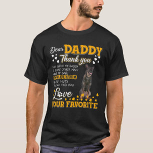 Camiseta Pastor Holandés Querido Papi Gracias Por Ser Mi D