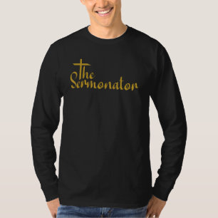 Camiseta Pastor Hombres Ministro Pastor El Sermonador Juv