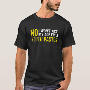 Camiseta Pastor Juvenil predicador Sermón Iglesia Jesucrist