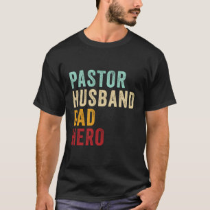 Camiseta Pastor Marido Papá Hero€"Padre Cristiano€™S D