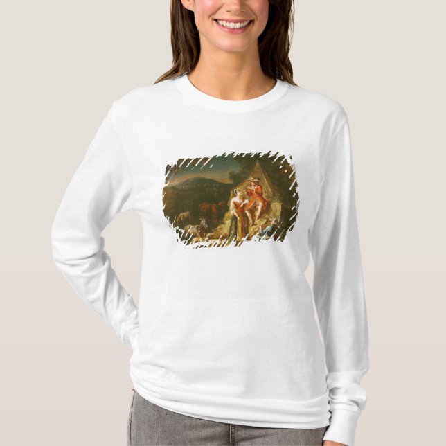 Camiseta Pastor que toca una flauta (Anverso)