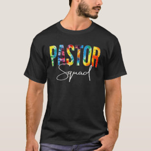Camiseta Pastor Squad Tie Dye Apreciación Día De Regreso