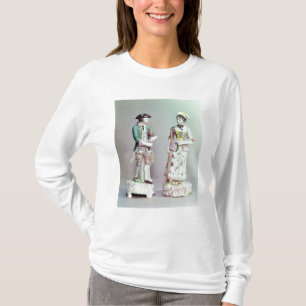 Camiseta Pastor y shepherdess de la porcelana de Plymouth