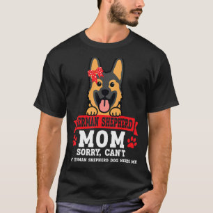 Camiseta Pastora Alemán de Oveja Lo Siento No Puede Mi Dueñ