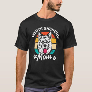 Camiseta Pastora de Ovejas Alemán Blanca Perra Gsd