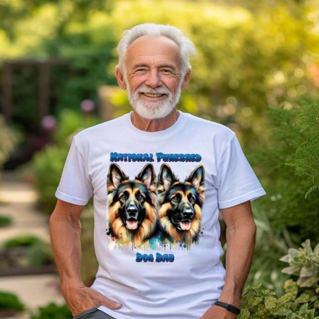 Camiseta Pastores alemanes celebran el Día del Perro en Pur (Subido por el creador)