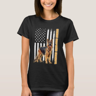 Camiseta Pastores alemanes Estados Unidos Pastor abuelo ale