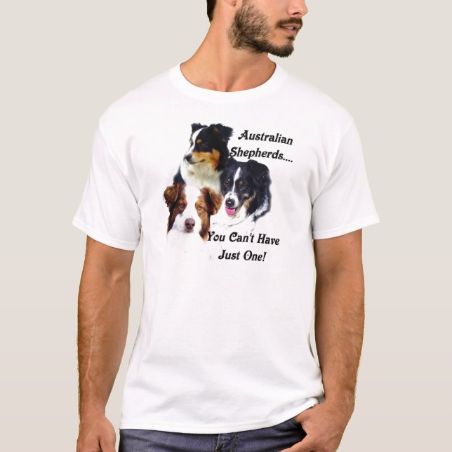 Camiseta Pastores australianos (Anverso)