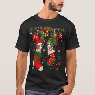 Camiseta Pastores australianos de Santa Elf dentro de los z