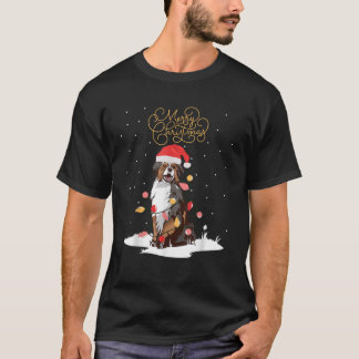Camiseta Pastores australianos Feliz Navidad Aussie Xmas C