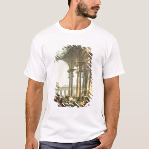 Camiseta Pastores con los animales en un paisaje clásico