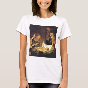 Camiseta pastores de Adoring de von Honthorst