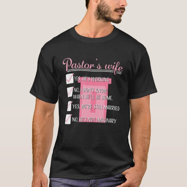 Camiseta Pastores Esposa Iglesia Graciosa Apreciación de li (Anverso)