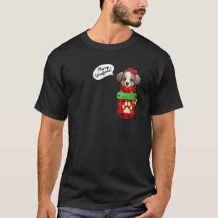 Camiseta Pastores Navidades Australianos Se Mueren Con Woof