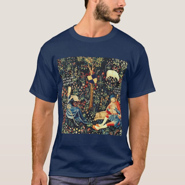 Camiseta Pastores y ovejas del Tapiz del Renacimiento Medie (Anverso)