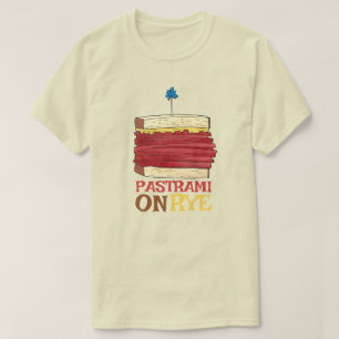 Camiseta Pastrami on Rye NYC Kosher Jewish Deli Sandwich
