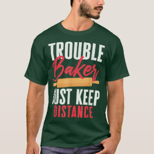 Camiseta Pastry Lover Problema Baker Sólo Mantener Distanci