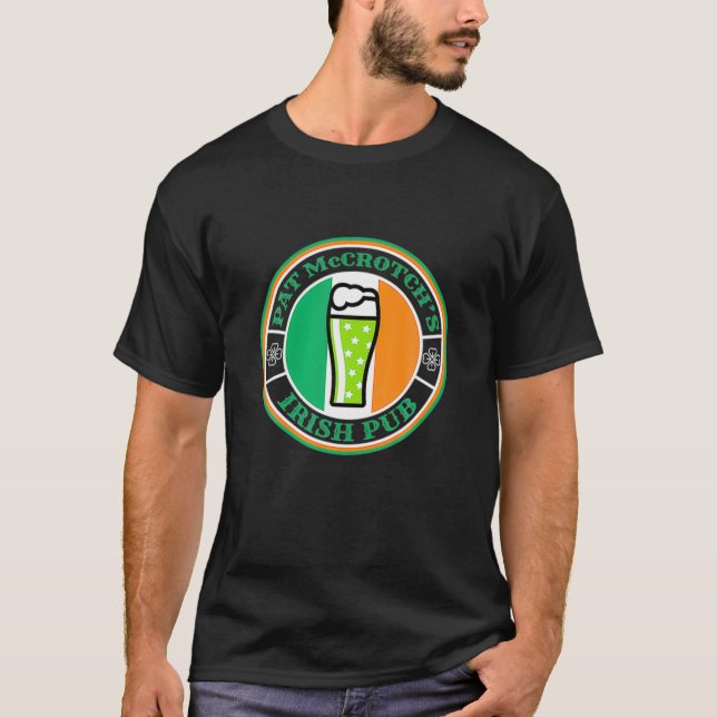 Camiseta Pat Mccrotchs Irish Pub Green Beer St Patricks (Anverso)