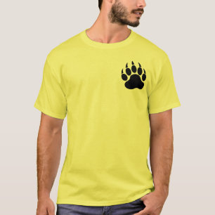 Camiseta PATA DE OSO GAY en la parte delantera WOOF en la p
