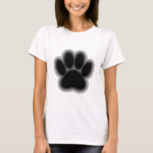 Camiseta Pata de Perro con Contornos