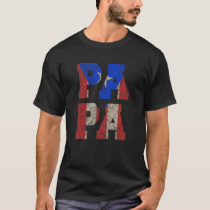 Camiseta Pata De Puerto Rico Con Bandera Puertorriqueña