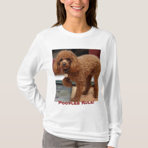 Camiseta Pata del caniche de juguete para arriba