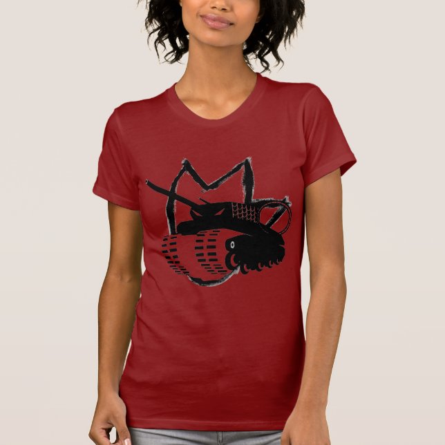 Camiseta Pata del tanque del armadillo (Anverso)