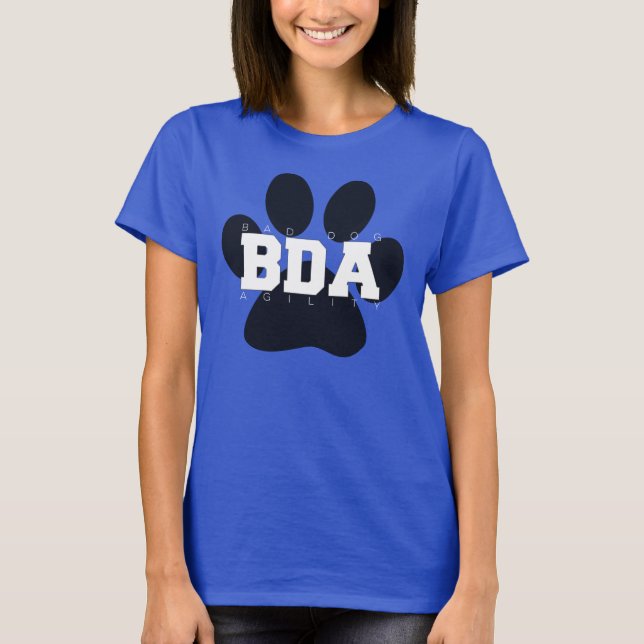 Camiseta Pata grande, parte posterior en blanco (Anverso)