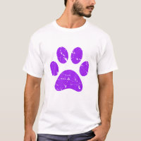 Pata violeta púrpura Papelera Novedad de perro cam