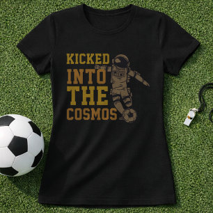 Camiseta Patada Al Cosmos Espacio Fútbol Citado