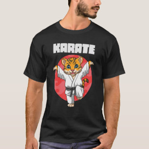Camiseta Patada de grulla del tigre de karate