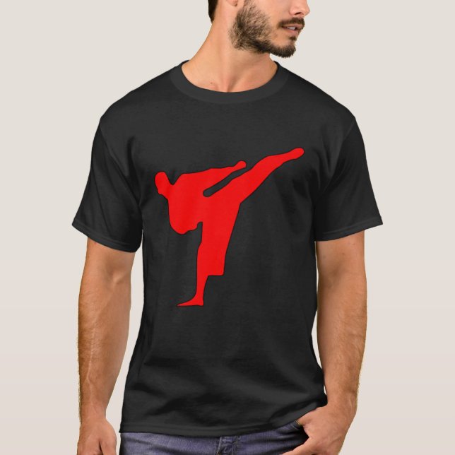 Camiseta patada de karate (Anverso)