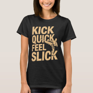 Camiseta Patada rápida de la piel - Arte marcial de la luch