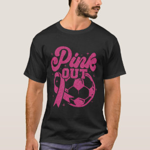 Camiseta Patada Rosa Para Un Fútbol De Curación Cáncer De M