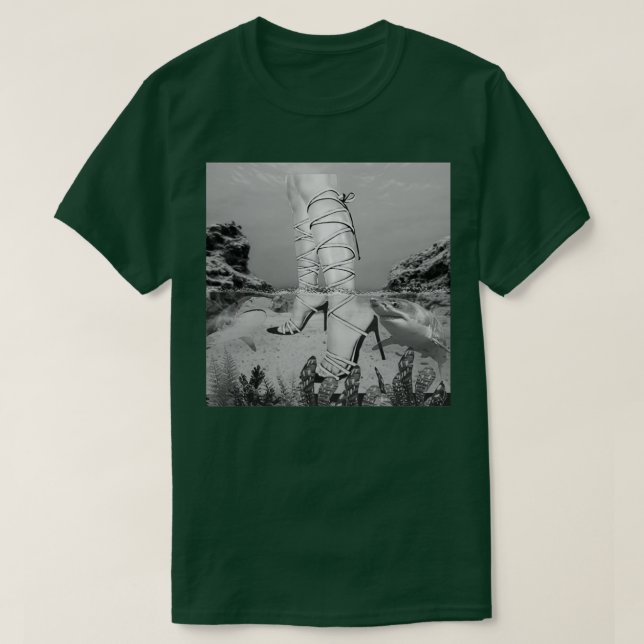 Camiseta patas bajo el mar (Diseño del anverso)