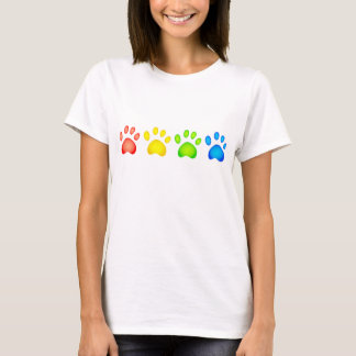 Camiseta Patas coloridas