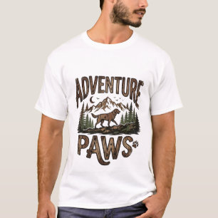 Camiseta Patas de Aventura - Perro de Montaña Caminante