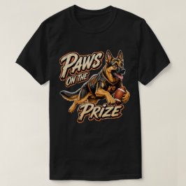 Camiseta Patas en el Premio Fútbol de Pastor Alemán