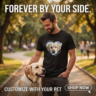 Camiseta Patas personalizadas en mi corazón Foto de mascota