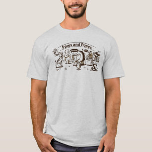 Camiseta Patas y Posturas: Yoga para Todo el Cuerpo Camiset