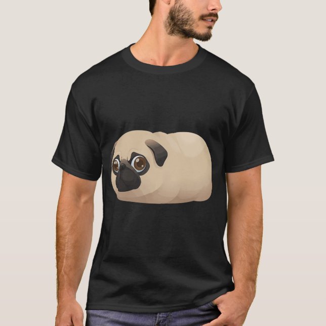 Camiseta Patata Ansiosa Vida de Pug Adorable (Anverso)