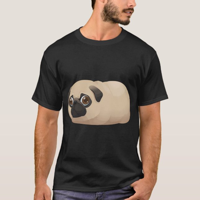 Camiseta Patata Ansiosa Vida de Pug Adorable (Anverso)