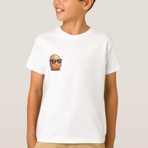 Camiseta Patata Cool Con Gafas De Sol Para Niños