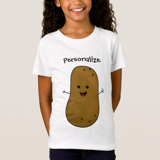 Camiseta Patata Marrón Personalizada (Anverso)