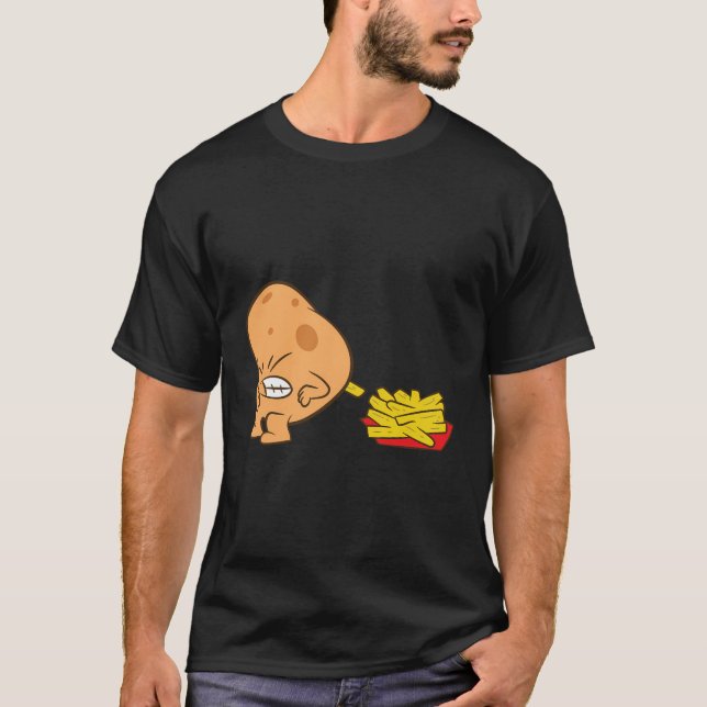 Camiseta Patata Y Fries Francesas (Anverso)