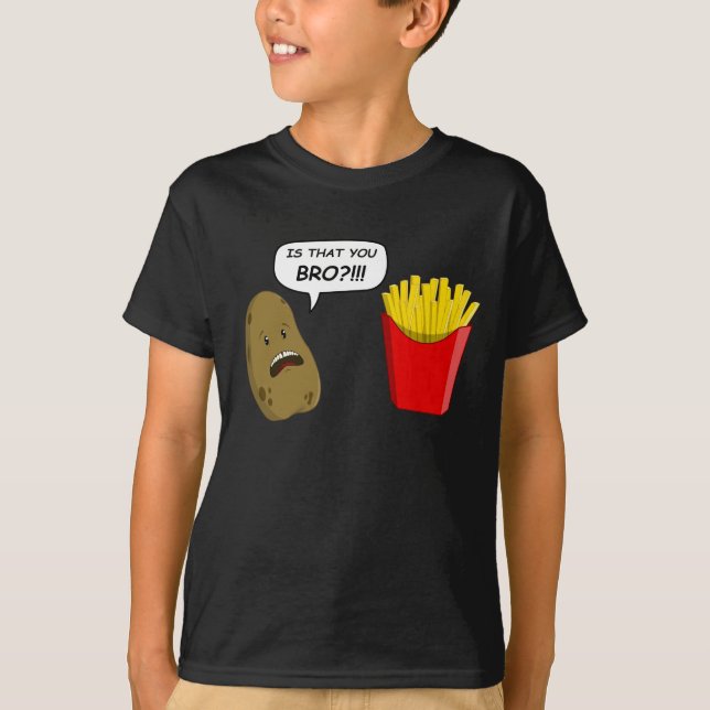 Camiseta patata y fritadas (Anverso)